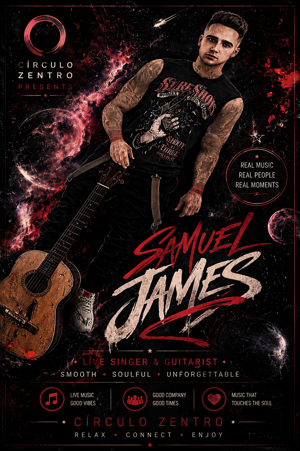 Samuel James at Círculo Zentro