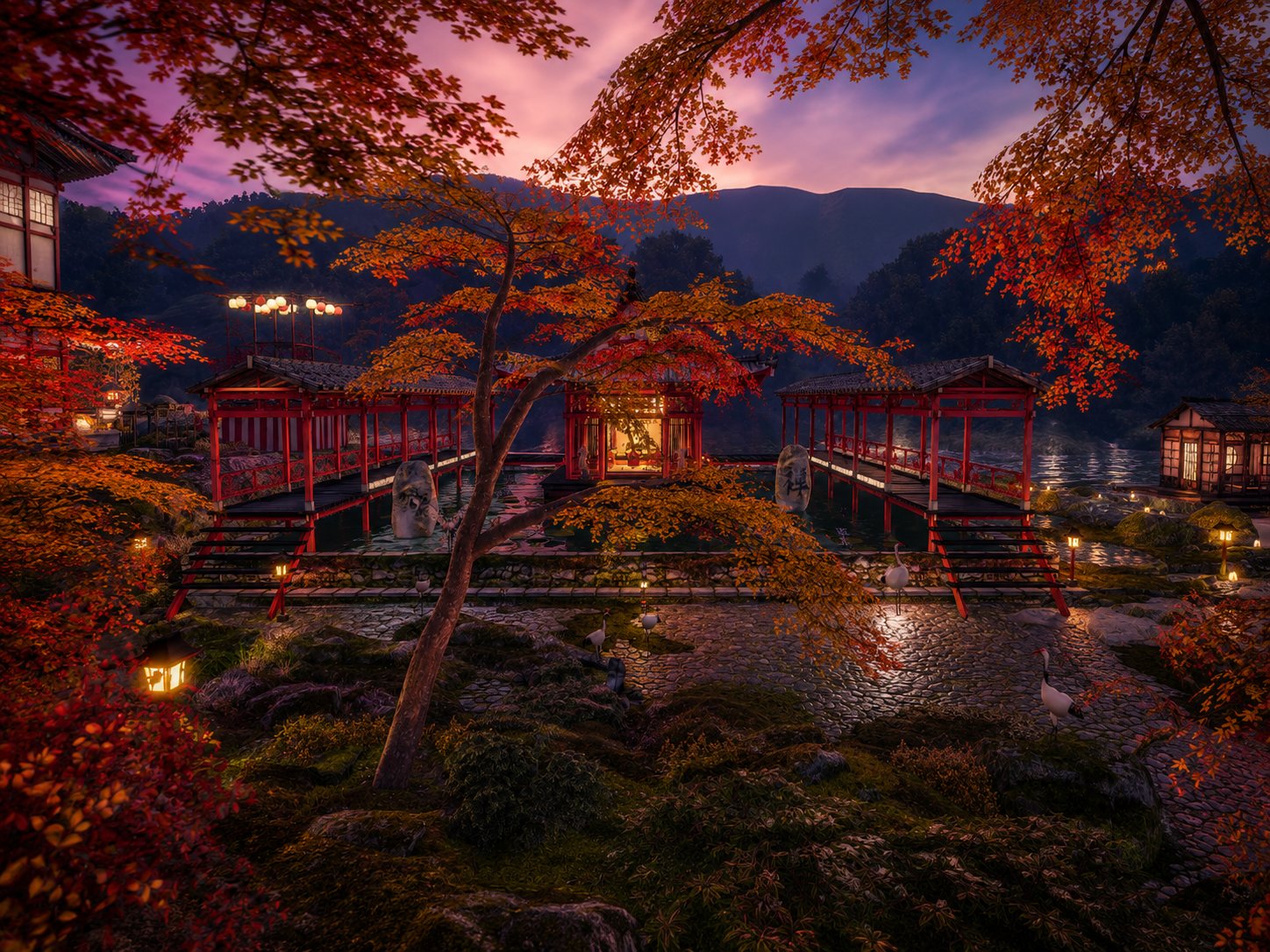 Autumn Pavilion Garden at Círculo Zentro