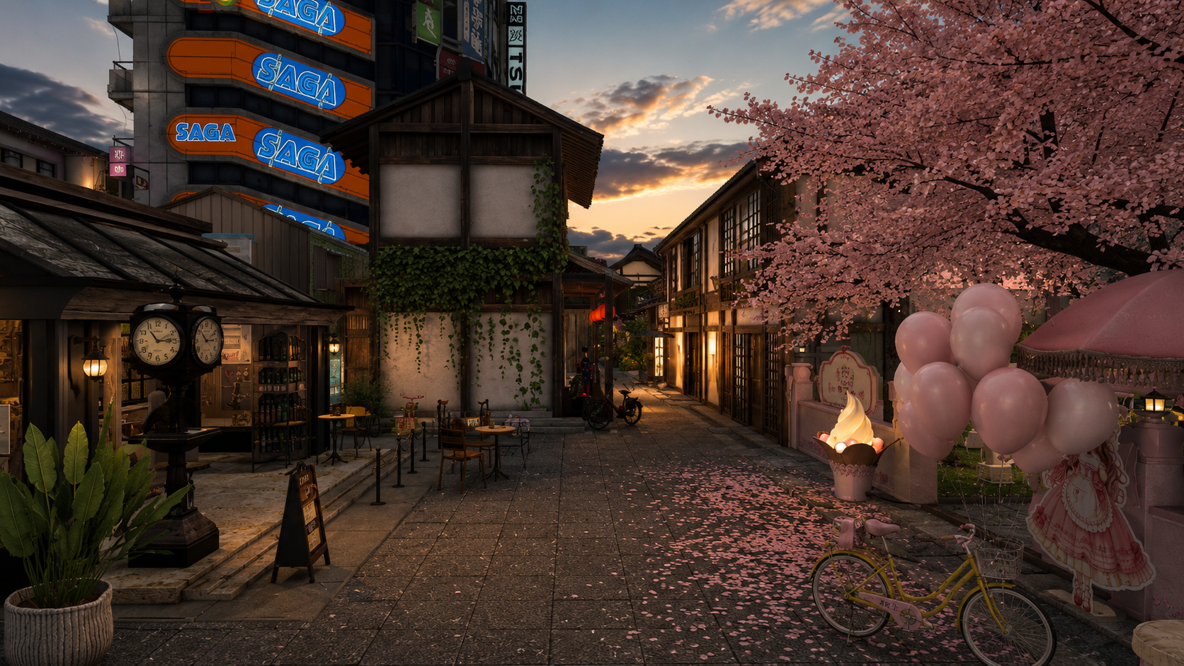 Sakura Café Street at Círculo Zentro